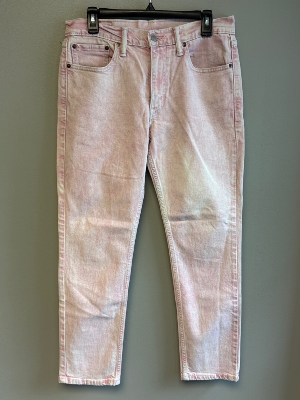 Levi’s 511 Slim Fit Jeans Pink Stretch Denim Men’s 33x30
